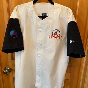Vintage 90’s Nike Air Jordan Baseball Button-Up Jersey